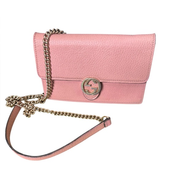Gucci Interlocking G Crossbody Bag - Pink - Picture 2 of 10